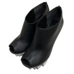 ショッピングNUDE ユナイテッドヌード UNITED NUDE Rockerfeller Peeptoe Bootie ブーティ 937640116 ブラック サイズ：3
