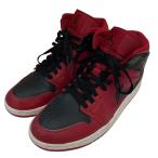  Nike NIKE AIR JORDAN 1 MID REVERSE BRED воздушный Jordan 1 mid Rebirth хлеб 554724-660 красный 
