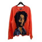ショッピングstussy ステューシー stussy ボブ・マーリーニットセーター セーター オレンジ サイズ：L
