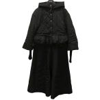 ショッピングベンチコート 【値下げ】rosy monster 2way ペプラム キルティング ベンチコート ブラック サイズ：F (広島パルコ店)