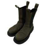 ショッピングbottega ボッテガヴェネタ BOTTEGA VENETA ラグブーツ グリーン サイズ：41