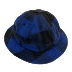 シュプリーム Supreme チェック バケットハット ブルー×ブラック サイズ：ML