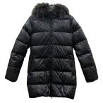 デュベティカ DUVETICA ファー付きダウンコート 中綿ジャケット ブラック サイズ：40