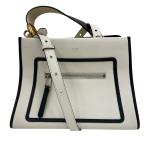 フェンディ FENDI ラナウェイ スモール  2WAYハンドバッグ 8BH344 アイボリー