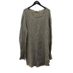  Hour Legacy OUR LEGACY TWO FACE DRESS длинный рукав One-piece длинный рубашка W2246TR серый размер :42