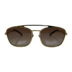 ショッピングシャネル シャネル CHANEL パイロットシェイプサングラス メタル デニムフレーム ゴールド