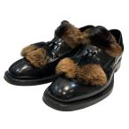 ショッピングプラダ プラダ PRADA タッセルローファー 2DG088 ブラック サイズ：7