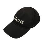 セリーヌ CELINE ロゴ刺繍キャップ 2AUA1242N ブラック サイズ：L