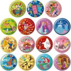 ショッピングスティッチ Disney Characters 刺繍缶バッジビスケット2 (バラ売り6袋)