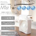 超音波ミスト扇風機Mist Fan ミストファン 扇風機 加湿器 2in1 コンパクト タイマー付き LEDライト###ミニ冷風機ACF-01###