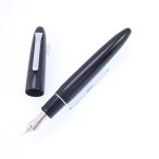 万年筆 セーラー キングプロフィット エボナイト 銀 中字 中古-良品 SAS対象