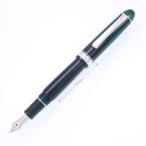 万年筆 プラチナ #3776 センチュリー ロジウムフィニッシュ ローレルグリーン 軟細字 中古-良上品 SAS対象