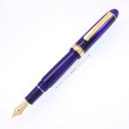 ショッピングKINGDOM 万年筆 プラチナ #3776 センチュリー シャルトルブルー PNB-10000 細字 中古-並品