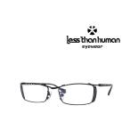 【LESS　THAN 　HUMAN】 レスザンヒューマン　メガネフレーム  allez　 195m　 レザーブラック