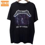 METALLICA　Tシャツ　半袖　カットソー　トップス　クルーネック　バンT　バンド　2007年コピーライト　両面プリント　RIDE THE LIGHTNING　古着