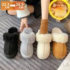 サンダル レディース クロッグサンダル サボ  厚底 スリッパ あったか ふわふわ もこもこ フェイク ファー ボア 滑りにくい