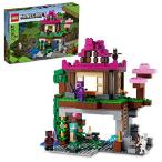 LEGO Minecraft The Training Grounds 21183 Building Kit; Minecraft House Dojo and Cave Toy with Iconic Characters - a Ninja, Rogue, Skeleton and a Bat;