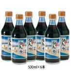 ショッピング醤油 キンコー醤油 めんつゆ 500ml　6本 ［おはらみそ本舗／めんつゆ／鹿児島］