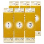 西の星パック 25度 1800ml×6本 麦焼酎 三和酒類 大分県※北海道・東北エリアは別途運賃が1000円発生します。