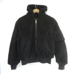 ショッピングシュプリーム Supreme シュプリーム FAUX FUR REVERSIBL フェイクファー リバーシブル MA-1 Sサイズ ブラック ※中古