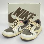 NIKE × Travis Scott Nike тигр vi s Scott JORDAN 1 LOW OG SP (TD) Jordan DO5441-162 US10C 16cm Kids коробка иметь * б/у 