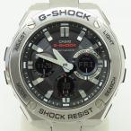 ショッピングG-SHOCK CASIO カシオ G-SHOCK G-STEEL GST-W110-1AJF タフソーラー 腕時計 ※中古
