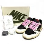 ショッピングjordan Travis Scott × Nike ナイキ Air Jordan 1 Low OG Medium Olive 27cm DZ4137-106 スニーカー メンズ 箱有 ※中古/難あり 【津山店】