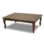 こたつ 家具調こたつ コタツ ティアラ 幅120cm リビング アンティーク カントリー 猫脚 天然木 ウォールナット 国産 日本製