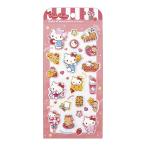 ショッピングステッカー 【2月販売予定】サンリオキャラクターズ「ジュエルマシュマロステッカーズ(ハッピーダイナー／ハローキティ)」