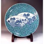 有田焼 染錦唐草扇割山水絵飾り大皿の魅力と選び方