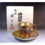 Yahoo! Yahoo!ショッピング(ヤフー ショッピング)有田焼 染錦黄金梅絵コーヒーカップ｜陶芸家　藤井錦彩作