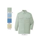 自重堂 作業服 44304 エコ製品制電長袖シャツ S-LL 作業着