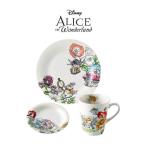 ディズニー 食器セット 結婚祝い プレゼント 2025 おしゃれ ふしぎの国のアリス モーニングセット ひとりぶん食器 レンジOK 日本製 食器
