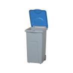  три . солнечный ko-. семья * магазинный большой Cart SCB90P корпус серый / крышка голубой 4 колесо с роликами . семья магазинный с роликами . мусорка корзина для мусора 