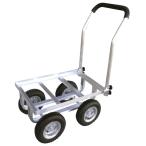 マツモト アルミカート TC4510AL2 エアータイヤ コンテナカー コンテナ1個 ハウスカー 8インチタイヤ 運搬車 4輪