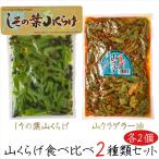 ショッピング食べるラー油 【送料無料】山くらげ食べ比べ2種類セット 各2個 しその葉山くらげ220g×2個 山クラゲラー油 220g×2個 献上菜 食べるラー油 惣菜 ご飯のお供 漬物