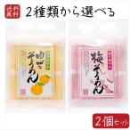 【送料無料】そうめん2種類から選べる2個セット 梅そうめん 450g(50g×9束入り) ゆずそうめん 450g(50g×9束入り) そうめん にゅうめん 梅素麺 柚子素めん