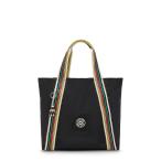 キプリング 公式 トートバッグ HYE(Black Stripe W) ハイ(ブラックストライプダブル)