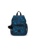 キプリング 公式 kipling X PEANUTS リュック バックパック CITY ZIP MINI(Blending Blues) シティジップミニ(ブレンディングブルース) KI37354LM ベーシックプ