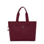 ショッピングkipling キプリング 公式 トートバッグ COLISSA UP(Maroon Tile Jq) コリッサアップ(マルーンタイルジャカード) KI48959HX エレベーテッドコレクション