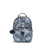 キプリング 公式 リュック バックパック SEOUL S(Blue Flower Prt) ソウルエス(ブルーフラワープリント) KI5611U9N 　期間限定価格 2025/11/9 まで