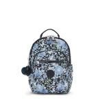 ショッピングkipling キプリング 公式 リュック バックパック SEOUL S(Blue Flower Prt) ソウルエス(ブルーフラワープリント) KI5611U9N 日本限定コレクション