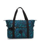 キプリング 公式 kipling X PEANUTS ボストンバッグ ART M(Blending Blues) アートエム(ブレンディングブルース) KI60044LM ベーシックプリント コレクション