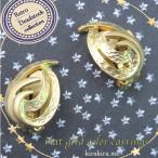 Yahoo! Yahoo!ショッピング(ヤフー ショッピング)イヤリング 日本製80年代 シンプル  羽根 デッドストック 流線形 火の鳥 メタル プレゼント マットゴールド ベーシック クール クリップ メール便送料無料