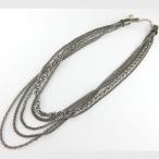 Yahoo! Yahoo!ショッピング(ヤフー ショッピング)チェーン５連シンプルショートネック、ブラック色流行＆注目のデザインチェーン メール便送料無料