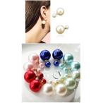 ピアス　パール　バックキャッチ　リバーシブル　海外セレブ愛用　新色　大小　前後　ダブルパール　セール　sale　売切次第終了