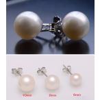 Yahoo! Yahoo!ショッピング(ヤフー ショッピング)ピアス　パール　ホワイト　一粒シェルパール　貝パール　シルバー925　プラチナ仕上げ　6mm 8mm 10mm 　2個1組　普段使い　冠婚葬祭　パーティ　シンプル