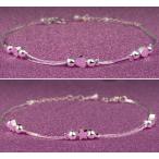 Yahoo! Yahoo!ショッピング(ヤフー ショッピング)ブレスレット　2連　シルバー925　プラチナ仕上げ　ハート　スター　シンプル　かわいい　ワンポイント　レディース　細身　デイリー　プチプラ　女性