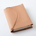 ブックカバー ヌメ革 本革 牛革 シンプル