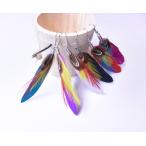 перо серьги красочный 6 цвет варьирование 
